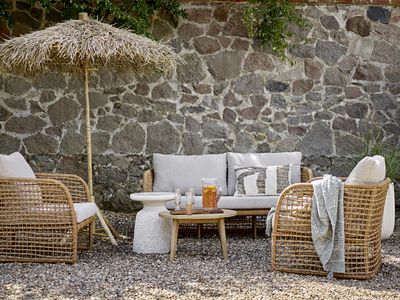 Penzano Soffa Natur Polyrattan H70cm Bloomingville
