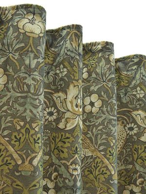 Svanefors Vilja Gardin 2-pack Grön 130x250 cm