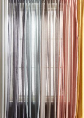 Svanefors Rimy Gardin 2-pack Grå 140x300 cm