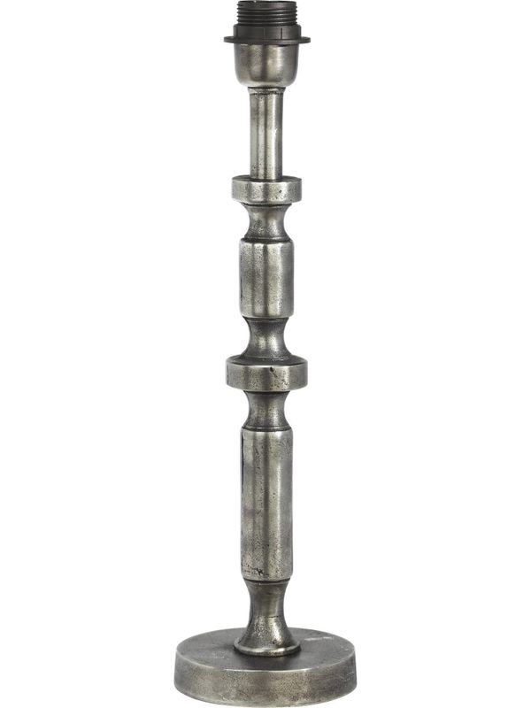 Balder Lampfot Råsilver 46cm Rustik Silver | PR Home