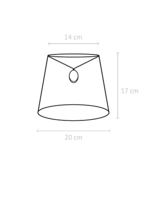 PR Home Mia Lampskärm Franza Vit 20cm