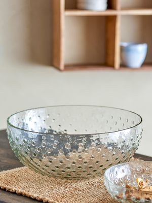 Skål Klar Återvunnet glas Justina | Bloomingville