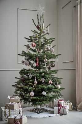 Lene Bjerre Cavia Julgransställ H16 cm Silver