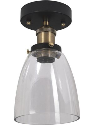 PR Home Kappa taklampa Svart/mäss Klar 14cm