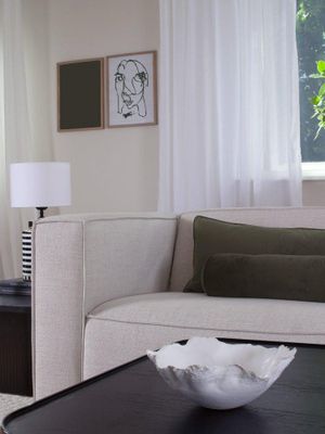 Svanefors Estelle Kuddfodral Mossa 35x80 cm