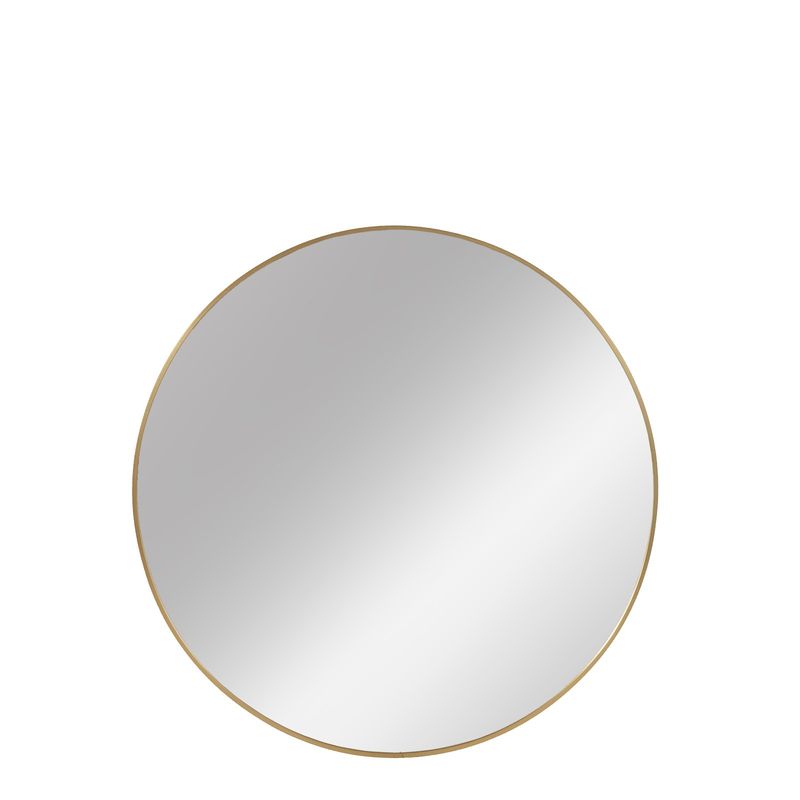 Hallia Spegel Ljusguld Aluminium Ø80 cm Lene Bjerre