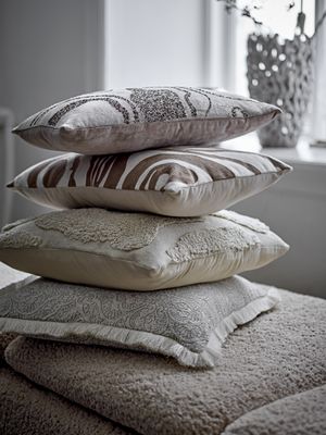 Bloomingville Aba Kudde, Natur, Bomull L60xW35 cm