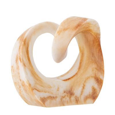 Dekoration Brun Polyresin Swirl | Bloomingville