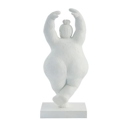 Lene Bjerre Serafina Dekoration Vit Polyresin 12.3x10x28