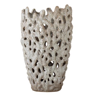 Eunice Dekorationsvas Vit Stengods Ø22.5 cm Bloomingville