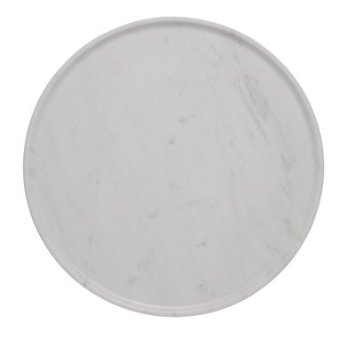 Lene Bjerre Ellia Bricka Vit Marmor Ø40 cm