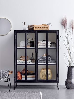 Skåp Svart Ek Opal | Bloomingville