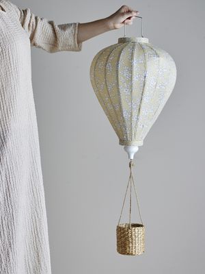 Bloomingville Pomp Mobil, Gul, Polyester Ø35xH85 cm