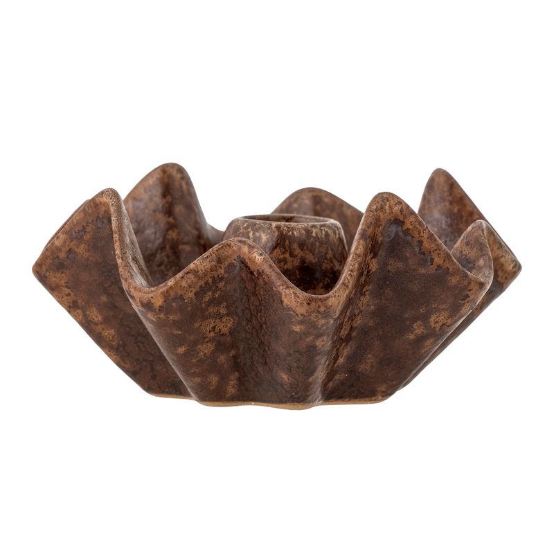 Ljusstake Brun Stengods | Bloomingville Creative