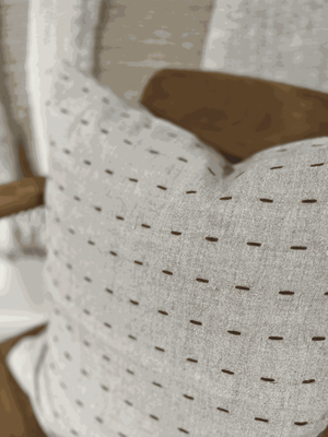 Harriet Kuddfodral Mörk nougat 50x50cm | Svanefors