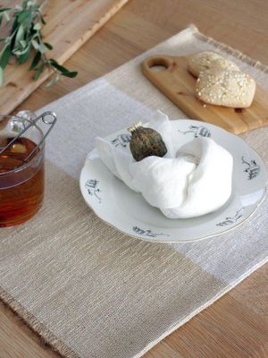 Svanefors Turid Tablett 4-pack Offwhite 35x48 cm