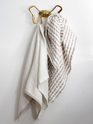 Svanefors Agata Kökshandduk 2-pack Toast 50x70 cm