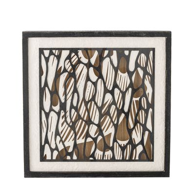 Barlin Illustration med ram Svart Tall H37.5cm Bloomingville