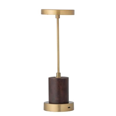 Portabel lampa, uppladdningsbar Mässing Metall Chico | Bloomingville