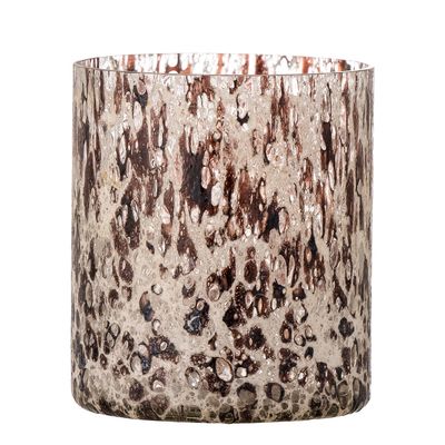 Värmeljushållare Brun Återvunnet glas Felicita | Bloomingville