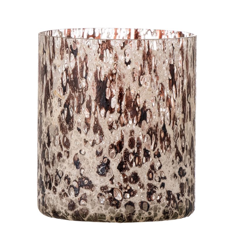 Värmeljushållare Brun Återvunnet glas Felicita | Bloomingville