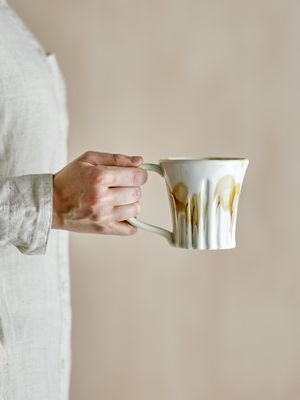 Bloomingville Joseph Mugg, Brun, Stengods Ø9xH9,5 cm, Set om 4