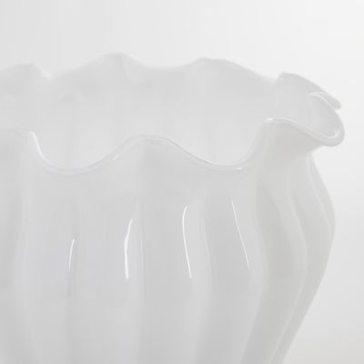 Lene Bjerre Verinne Vas Vit Glas H28.5 cm