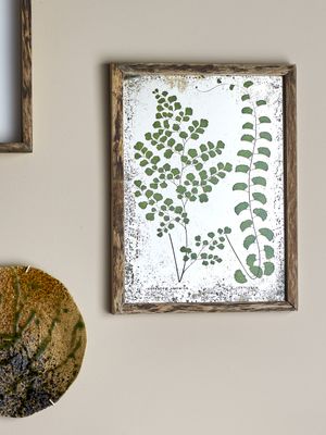 Tipper Illustration med ram Natur Gran H46cm Bloomingville Creative