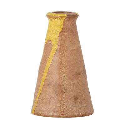 Ljusstake Gul Stengods Savitri | Bloomingville