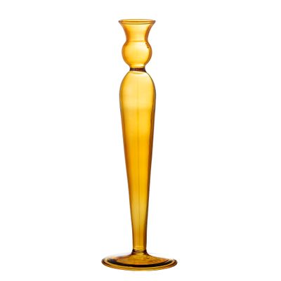 Ljusstake Gul Glas Dara | Bloomingville
