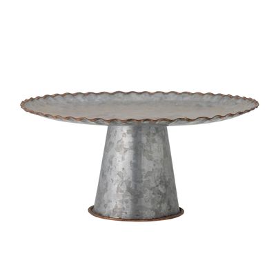 Bricka Silver Metall Novin | Bloomingville