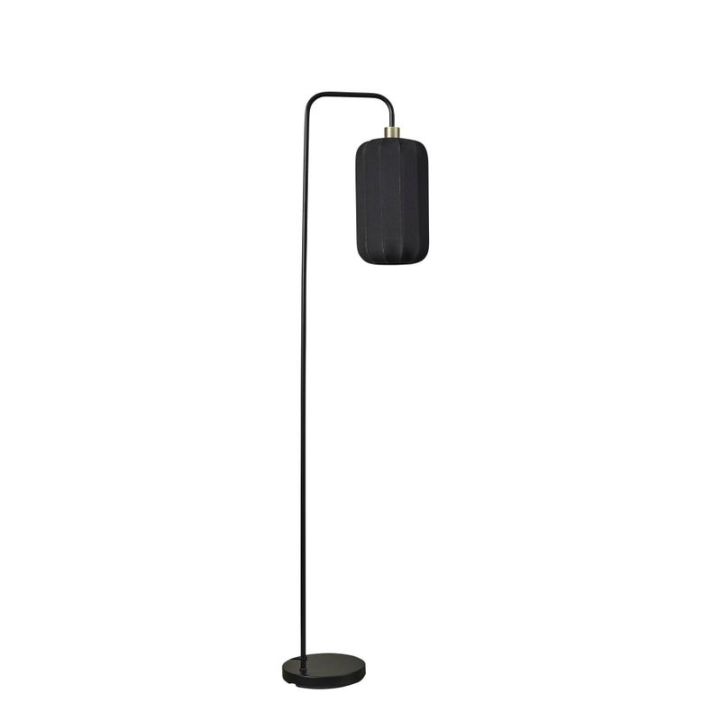 Golvlampa Sashie Svart/Ljus Guld Järn/Polyester Lene Bjerre
