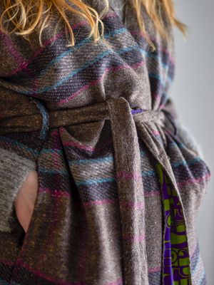 Kimono Grå Upcycled | Bloomingville Creative