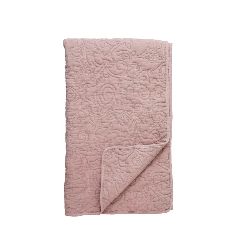 Pläd Isabelle Puderrosa Polyester Lene Bjerre
