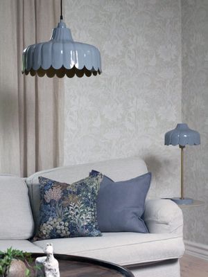 PR Home Wells taklampa Denim/guld 43cm