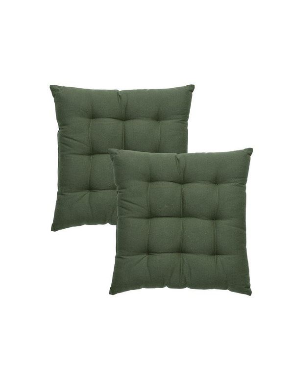 Svanefors Louie Stolsdyna 2-pack Mossa 40x40 cm