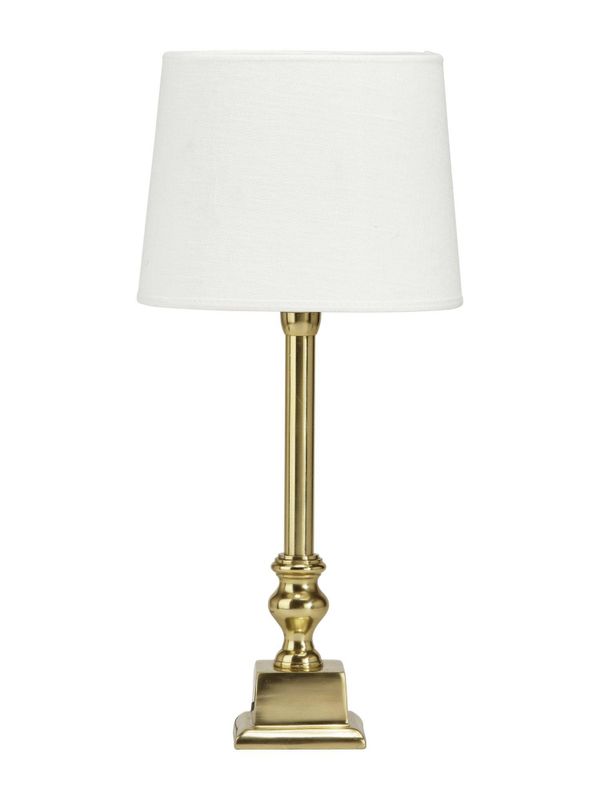 Linné Bordslampa med lampskärm 46cm Offwhite | PR Home