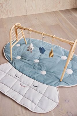 Mjukisdjur Beige / Saffran / Aqua Blå Oeko Tex Bomull. Återvunnen polyesterfyllning OYOY MINI