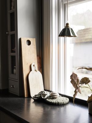 PR Home Ester Fönsterlampa Mörkgrön 17cm