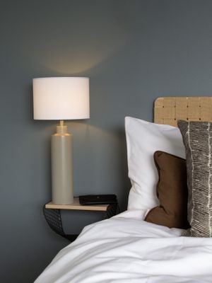 PR Home Solo Lampfot Matt beige 44cm