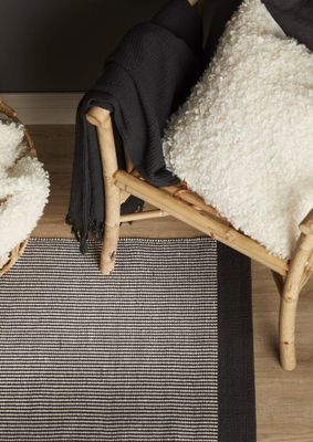 Svanefors Stripe Matta Grå 60x90 cm