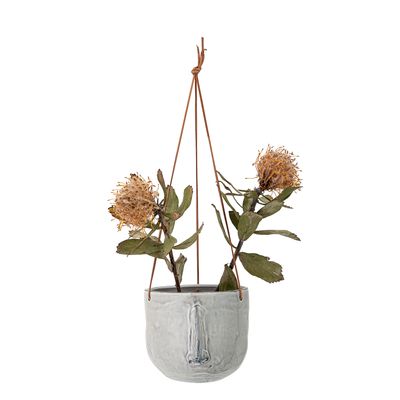 Hängande kruka Grå Stengods Ileana | Bloomingville