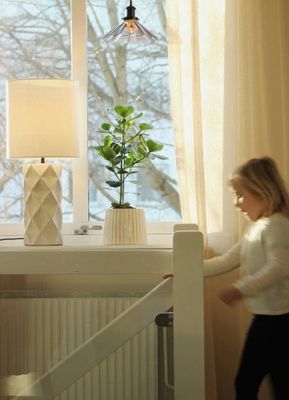 Svanefors Diana Gardin 2-pack Vanilj 140x280 cm