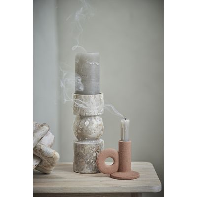 Lene Bjerre Ellia Dekoration Linne Marmor H15 cm