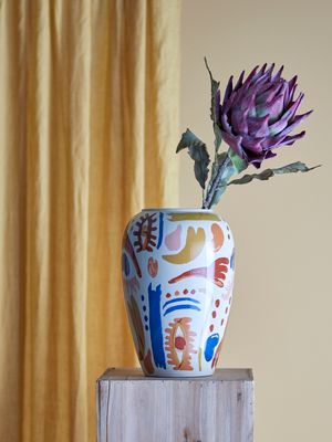 Vas Orange Stengods Horus | Bloomingville