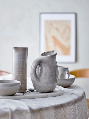 Skål Grå Stengods Taupe | Bloomingville