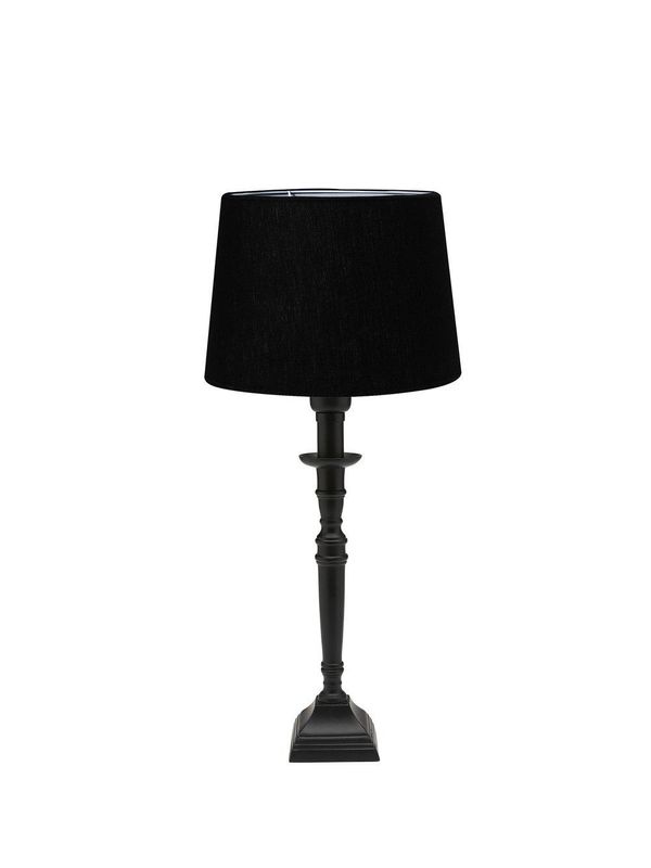 PR Home Salong Bordslampa med lampskärm Svart 55cm