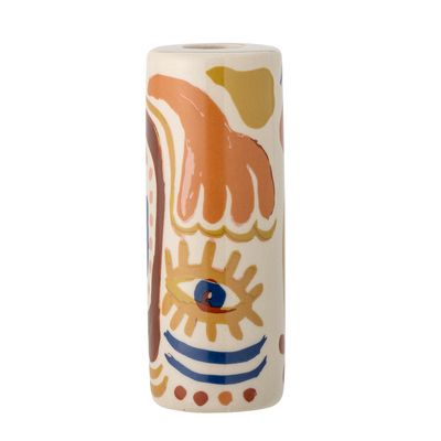 Ljusstake Orange Stengods Horus | Bloomingville