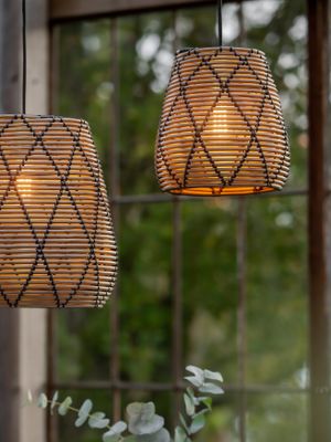 Lollo Taklampa Natur/Svart 28cm Natur | PR Home