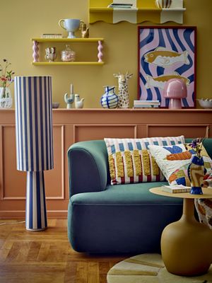 Morgan Soffa Grön Polyester L165 cm Bloomingville